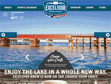 Tablet Screenshot of excelsiorbrew.com